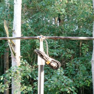 2m Fat Dipole painted camo Green with 12 foot cable and PL259 connector